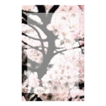 Cherry Blossom Edited Stationery