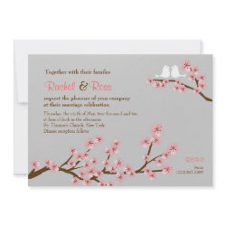 Cherry Blossom Garden Invitation invitation