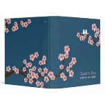 Cherry Blossom Garden (Pink Navy) Wedding binders