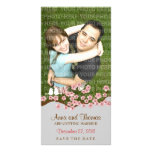 Cherry Blossom Garden Save the Date Photo photo cards