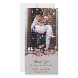 Cherry Blossom Garden Thank You Photo Photo Cards