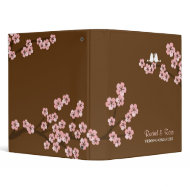 Cherry Blossom Garden Wedding Binder binder