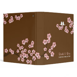 Cherry Blossom Garden Wedding Binder binder