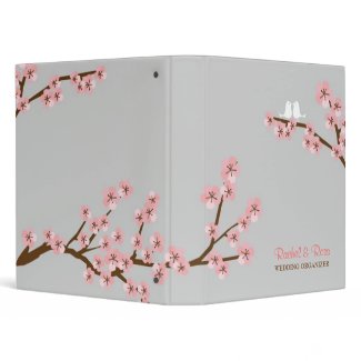 Cherry Blossom Garden Wedding Binder