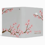 Cherry Blossom Garden Wedding binders