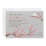 Cherry Blossom Garden Wedding Invitation
