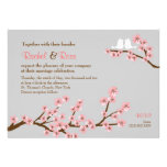 Cherry Blossom Garden Wedding Invitation