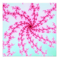 Cherry Blossom - Gentle Pink Fractal Swirls Photo