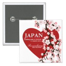CHERRY BLOSSOM HEART PIN