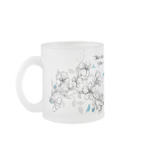 Cherry Blossom Inspirational Bible Verse Mug mugs