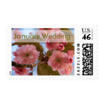 Cherry Blossom • January Wedding Stamp