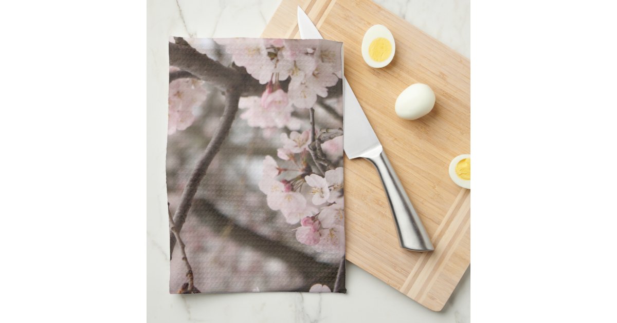 Cherry Blossom Kitchen Towels Zazzle