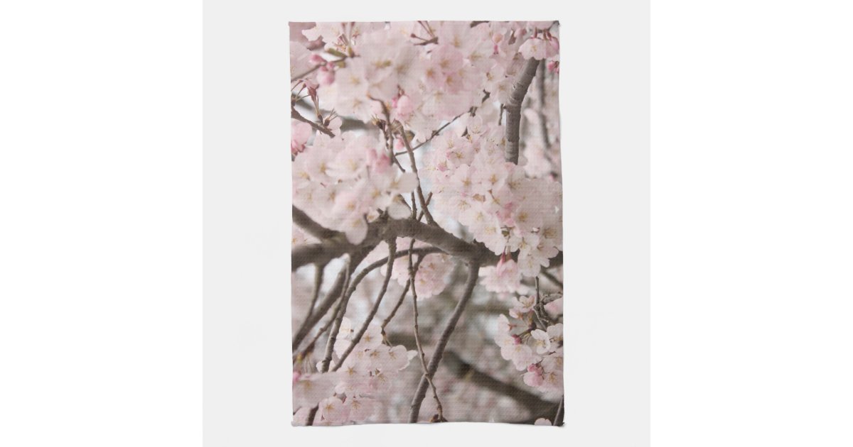 Cherry Blossom Kitchen Towels Zazzle