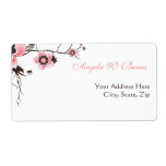 Cherry Blossom Modern Custom Address Labels