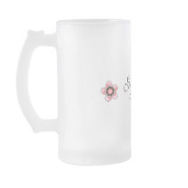 Cherry Blossom Modern Custom Groomsman mugs