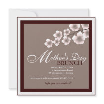 Cherry Blossom Mother's Day Brunch Invitation