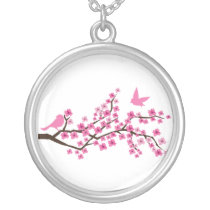 Cherry blossom necklace