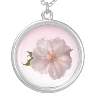 Cherry Blossom Personalized Necklace
