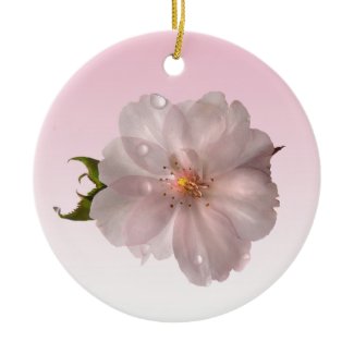 Cherry Blossom Christmas Ornament