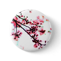 Cherry Blossom Painting Pin