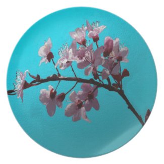 Cherry Blossom Party Plates