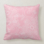 Cherry Blossom Pink Floral Pillow