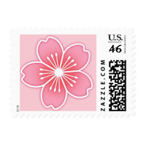 Cherry Blossom Postage Stamp