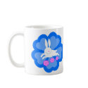 Cherry blossom rabbit (blue) mugs
