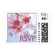 Cherry Blossom RSVP stamps