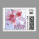 Cherry Blossom RSVP stamps