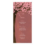 Cherry Blossom Sakura (Dusk) Watercolor Menu Card rack cards