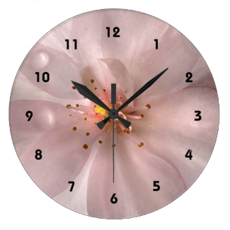 Cherry Blossom Sakura Flower Clock