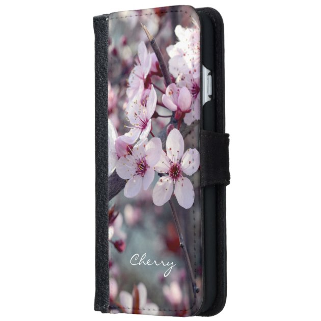 Cherry Blossom Sakura Nature Floral Stylish iPhone 6 Wallet Case