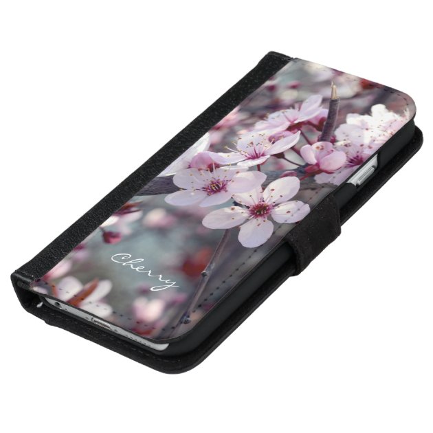 Cherry Blossom Sakura Nature Floral Stylish iPhone 6 Wallet Case-5