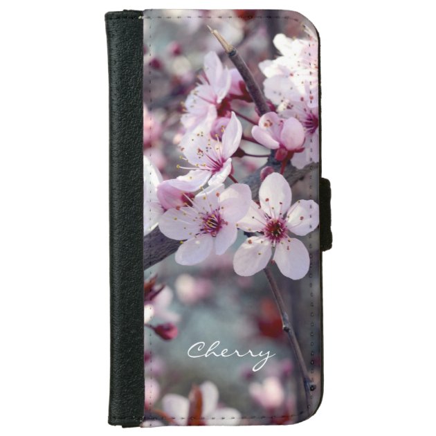 Cherry Blossom Sakura Nature Floral Stylish iPhone 6 Wallet Case