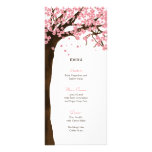 Cherry Blossom / Sakura Watercolor Menu Card rack cards