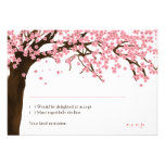 Cherry Blossom / Sakura Watercolor RSVP invitations