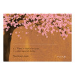 Cherry Blossom Sakura Watercolor (Sunset) RSVP invitations