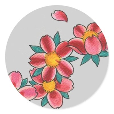 A hibiscus flower on the shoulder blade perhaps, a cherry blossom tattoo on