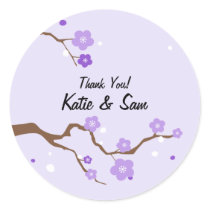 Cherry Blossom Stickers Purple stickers