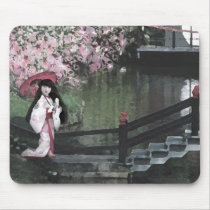 Cherry Blossom Stroll mousepads