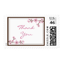 Cherry Blossom Thank You Stamps
