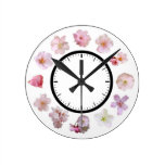 Cherry Blossom Time Round Wallclock