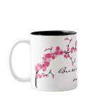 Cherry Blossom Tree Branch Customizable Coffee Mug
