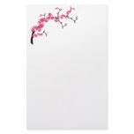 Cherry Blossom Tree Branch Design 2 Customized Stationery