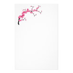 Cherry Blossom Tree Branch Design 2 Customized Stationery