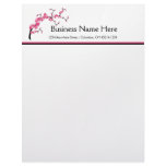 Cherry Blossom Tree Branch Letterhead Design 3