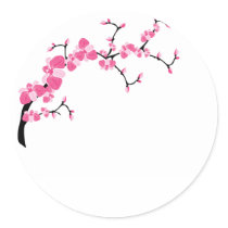 Cherry Blossom Tree Branch Stickers