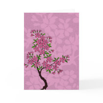 Cherry Blossom Tree Card
