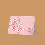 Cherry Blossom Valentine cards